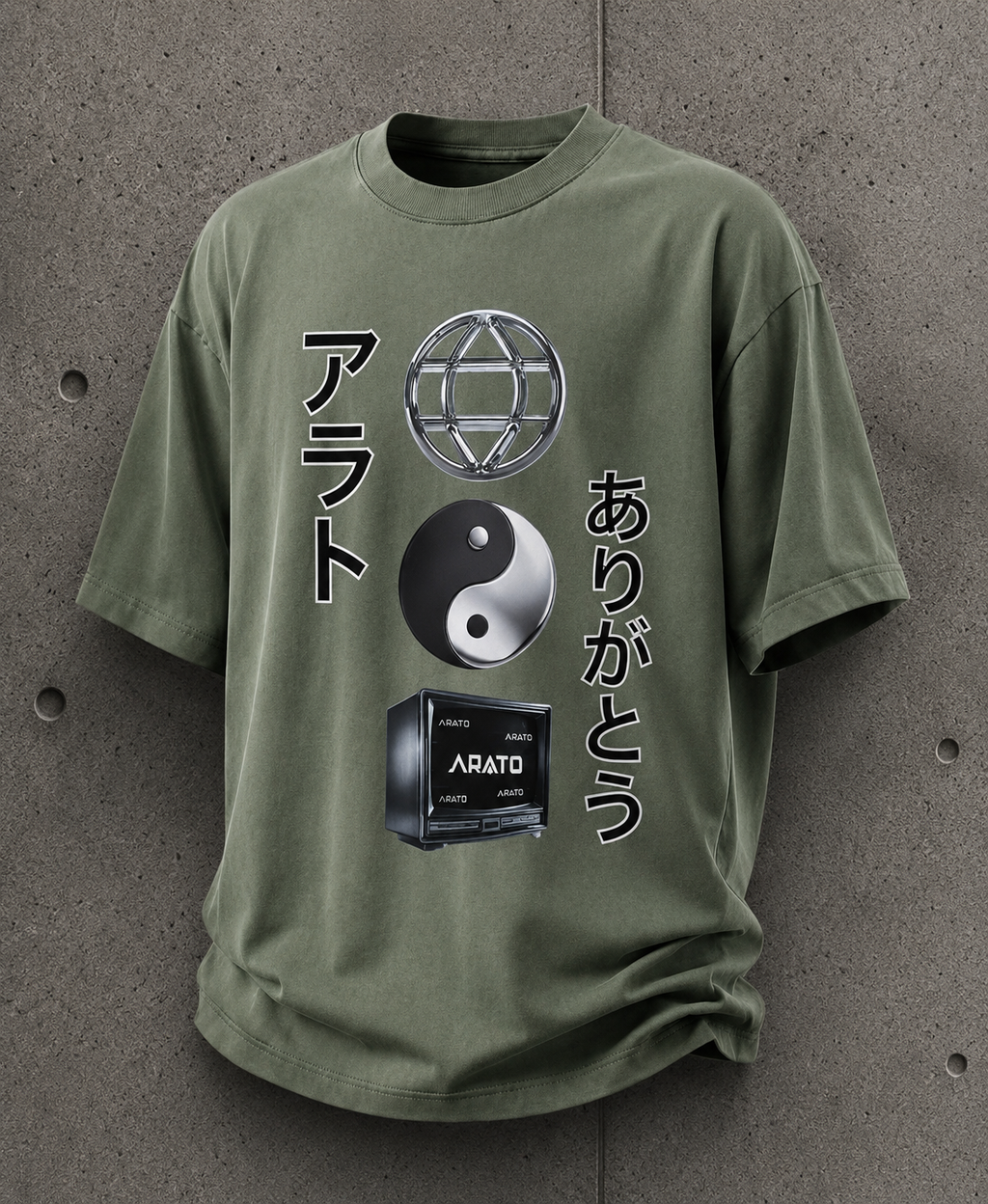Arigato - Oversized Tee