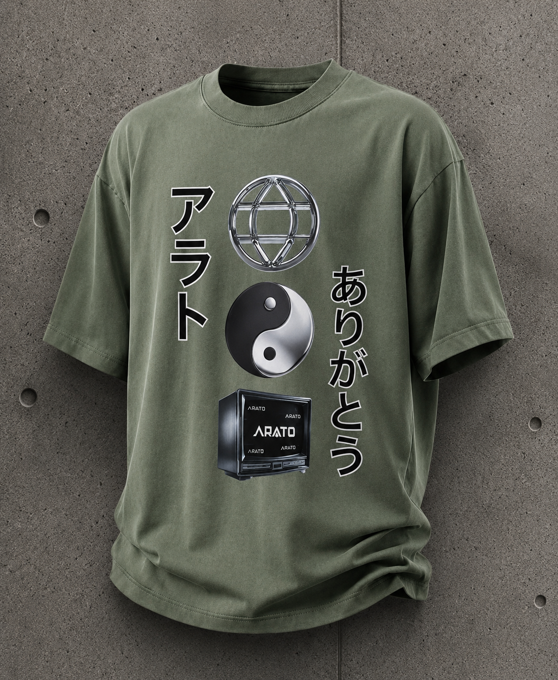 Arigato - Oversized Tee